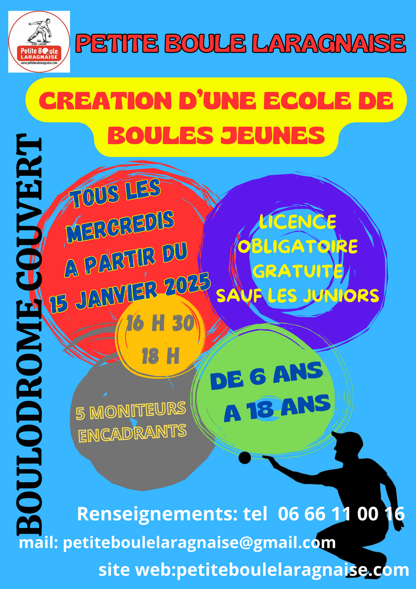 CREATION D'UNE ECOLE DE BOULES;