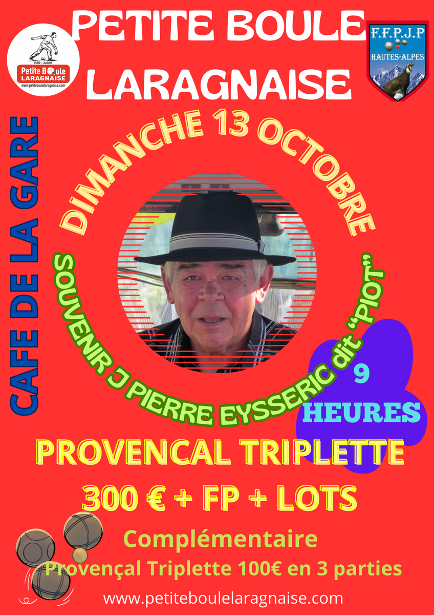 PROVENCAL TRIPLETTE SOUV JP EYSSERIC dit PIOT