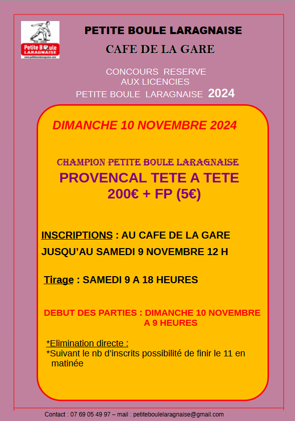 TETE A TETE PROVENCAL SOCIETAIRE P.B.L