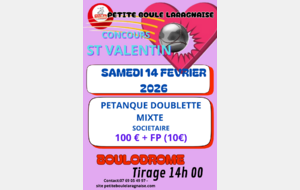 CONCOURS ST VALENTIN