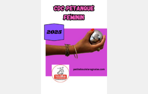 CDC FEMININ PETANQUE