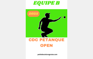 CDC PETANQUE OPEN EQUIPE B