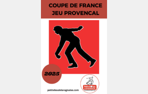 COUPE DE FRANCE JEU PROVENCAL