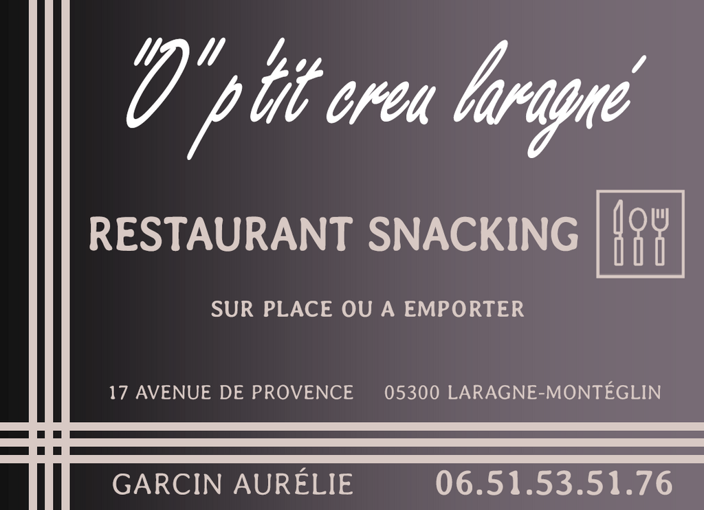 Restaurant O'Ptit creu Laragné