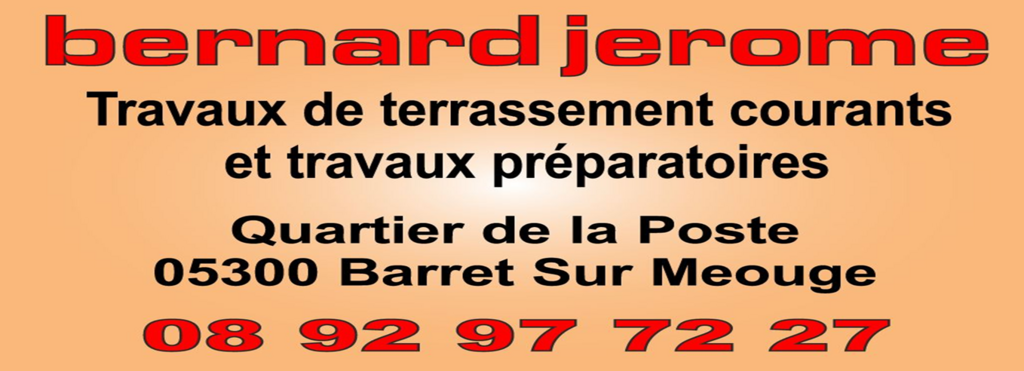 Bernard Terrassement Barret/Meouge