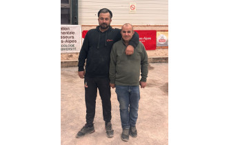 JOSE ET ALAIN GAGNANTS DU PETANQUE MELEE DU3 JANVIER