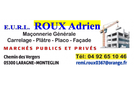 Roux Maçonnerie Laragne